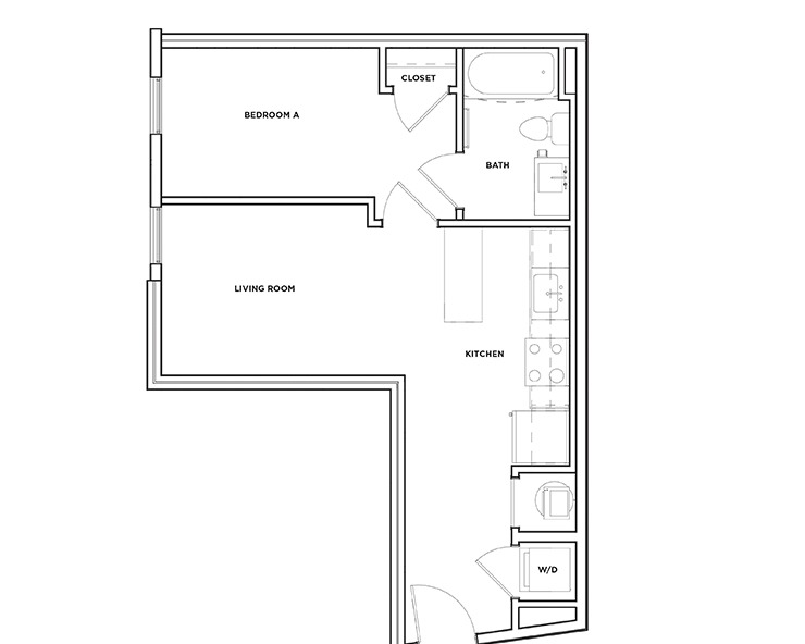 A4 - 1x1 Floor plan