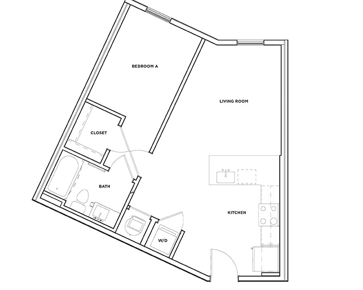 A5 - 1x1 Floor plan