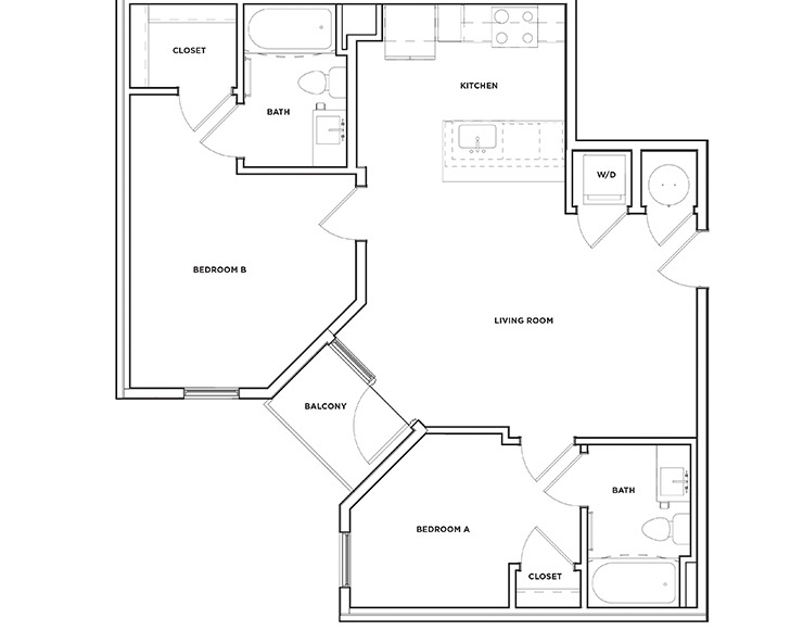 B7 - 2x2 Floor plan