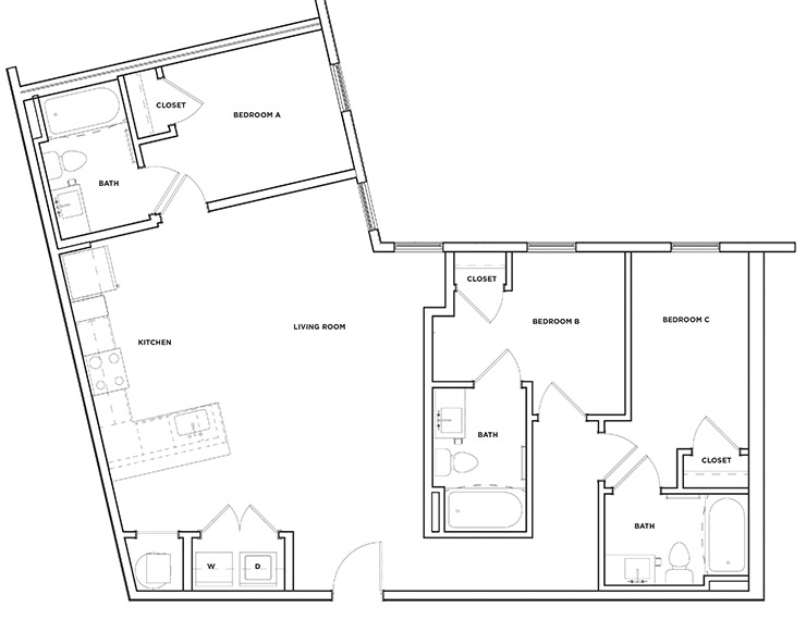 C3 - 3x3 Floor plan