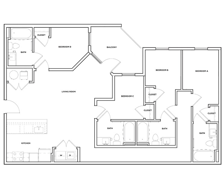 D12 - 4x4 Floor plan