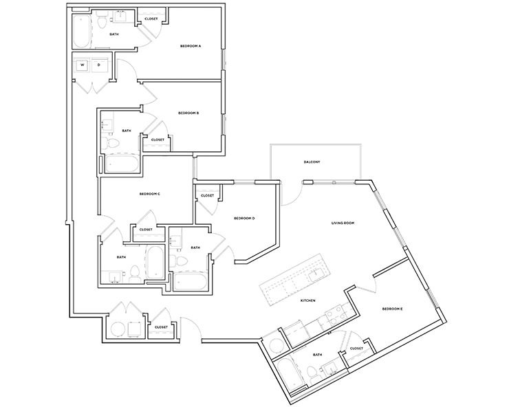E3 - 5x5 Floor plan